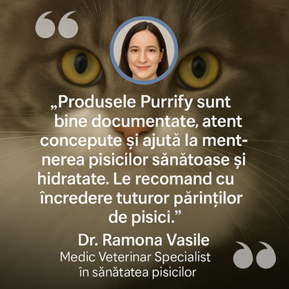 ⭐️⭐️⭐️⭐️⭐️ Evaluat cu 4,9/5 de peste 9.000+ stăpâni dedicați de pisici