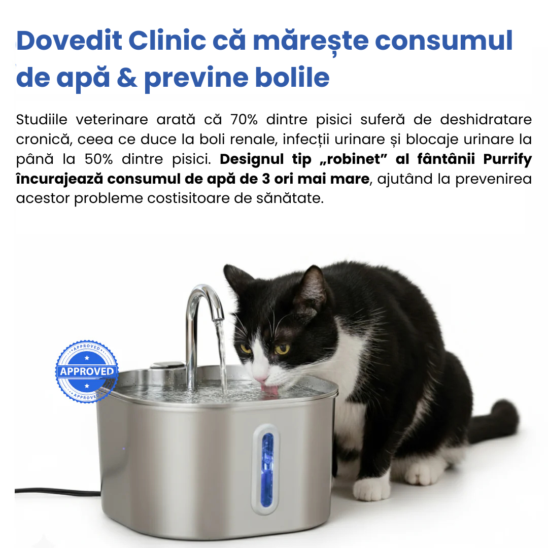 ⭐️⭐️⭐️⭐️⭐️ Evaluat cu 4,9/5 de peste 9.000+ stăpâni dedicați de pisici